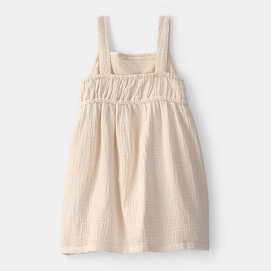 Toddler Girl Carter's Crochet Gauze Dress