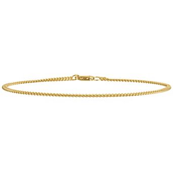 Jordan Blue 14k Gold-Filled 4mm Curb Chain Bracelet