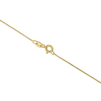 Jordan Blue Sterling Silver Box Chain Necklace