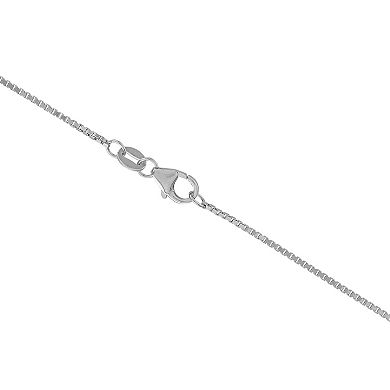 Jordan Blue Sterling Silver Box Chain Necklace