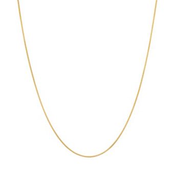 Jordan Blue 14k Gold-Filled 4mm Curb Chain Necklace