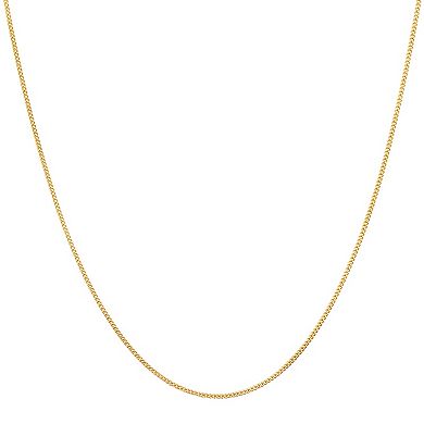 Jordan Blue 14k Gold-Filled 4mm Curb Chain Necklace