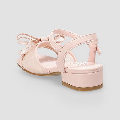 Jumping Beans® ISONN Mesh Bow Toddler Girls Dress Sandals