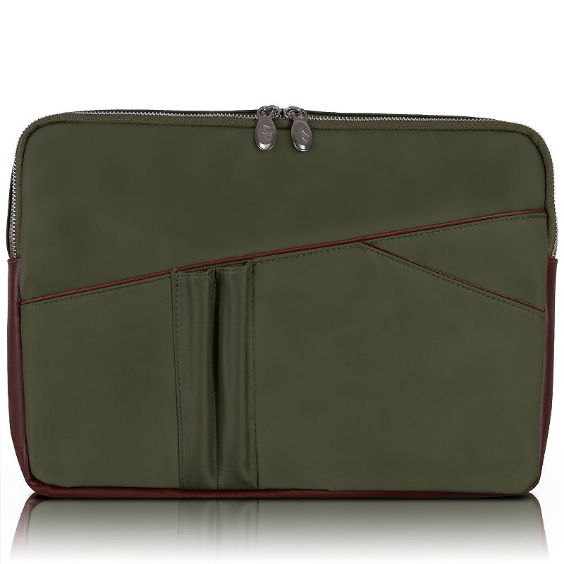 McKleinUSA 15-Inch Nylon Laptop Sleeve, Green