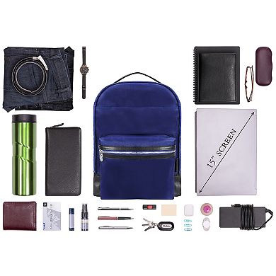 McKleinUSA Parker 15-Inch Nylon Dual-Compartment Laptop Backpack
