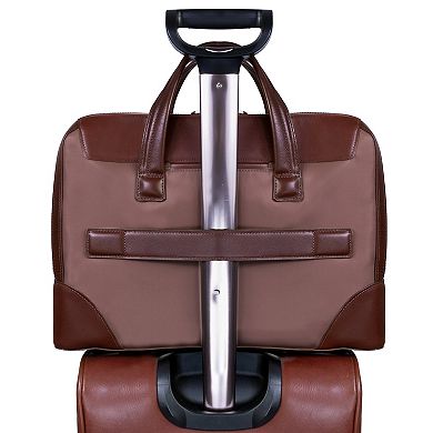 McKleinUSA Harpswell 17-Inch Nylon Dual-Compartment Laptop Briefcase