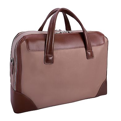 McKleinUSA Harpswell 17-Inch Nylon Dual-Compartment Laptop Briefcase