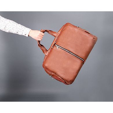 McKleinUSA Avondale Leather Carry-All 17-Inch Laptop Duffel