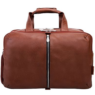 McKleinUSA Avondale Leather Carry-All 17-Inch Laptop Duffel