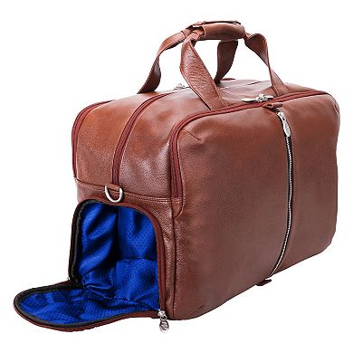 McKleinUSA Avondale Leather Carry-All 17-Inch Laptop Duffel