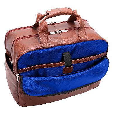 McKleinUSA Avondale Leather Carry-All 17-Inch Laptop Duffel
