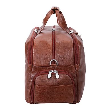 McKleinUSA Avondale Leather Carry-All 17-Inch Laptop Duffel