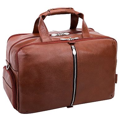 McKleinUSA Avondale Leather Carry-All 17-Inch Laptop Duffel