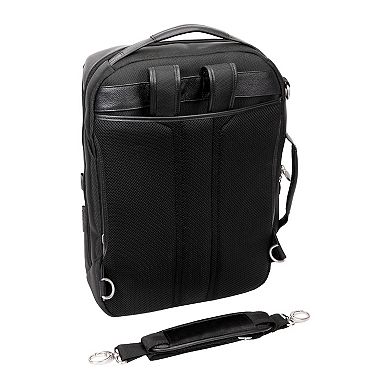 McKleinUSA East Side 17-Inch Nylon 2-In-1 Laptop Cross-Body & Backpack