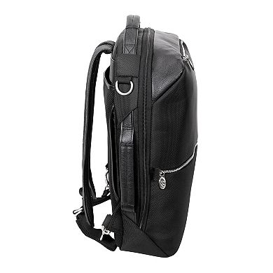 McKleinUSA East Side 17-Inch Nylon 2-In-1 Laptop Cross-Body & Backpack