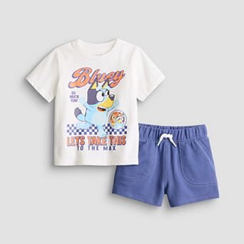 Baby & Toddler Boy Bluey To The Max 2 pc T-Shirt & Shorts Set