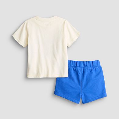 Baby & Toddler Boy Hot Wheels Built For Speed 2-Piece T-Shirt & Shorts Set