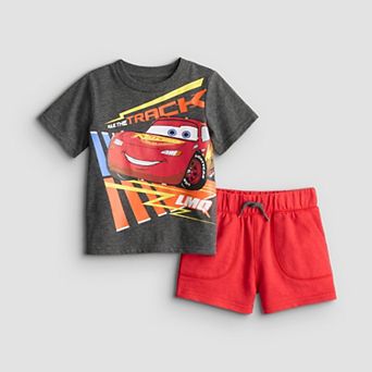 Baby & Toddler Boy Disney / Pixar's Cars Lightning McQueen 2 pc T-Shirt & Shorts Set