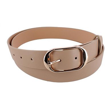 CTM Women's Plus Size Belt with Centerbar Buckle (Pack of 2 Colors)