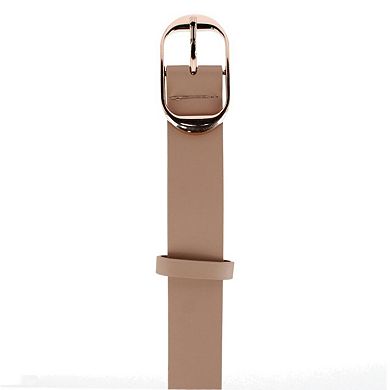 CTM Women's Plus Size Belt with Centerbar Buckle (Pack of 2 Colors)