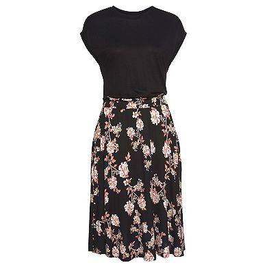 Lascana Women's 2 In 1 Look Dress