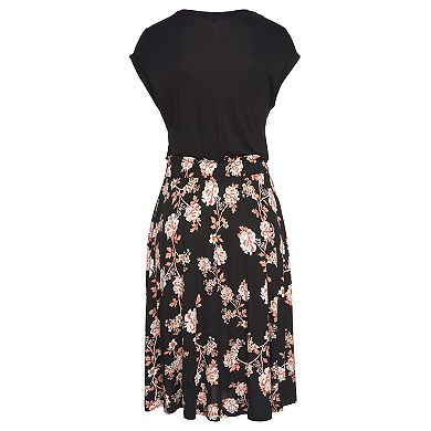 Lascana Women's 2 In 1 Look Dress