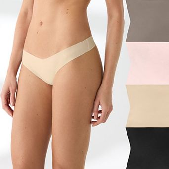 Women's TRUE Body No-Show Thongs 4-Pack TRW261TH09