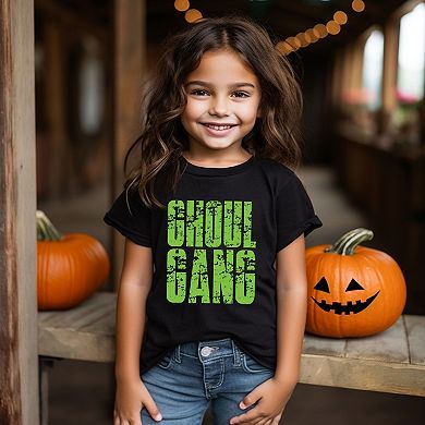 Ghoul Gang Block Distressed - Youth Short Sleeve Graphic T-Shirt