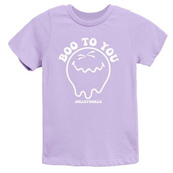 SmileyWorld Boo To You - Youth Short Sleeve Graphic T-Shirt