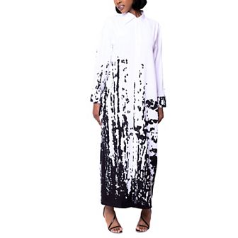 Bali Tide Print Maxi Dress