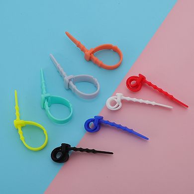 10 Pc Cord Organizer, 4.45" Length Cable Ties