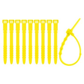 10 pc Cord Organizer, 4.45" Length Cable Ties