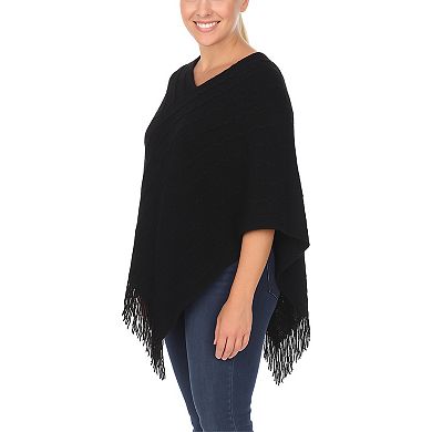 Women’s Lightweight Textured Knit Poncho