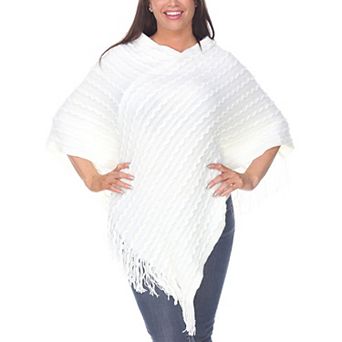 Women’s Lightweight Textured Knit Poncho