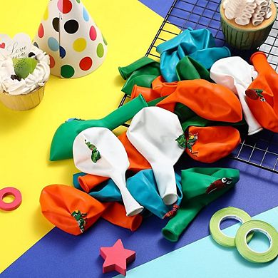 Bug Themed Birthday Balloon Set 50 Piece Reptile and Critter Latex Balloons for Garden or Jungle