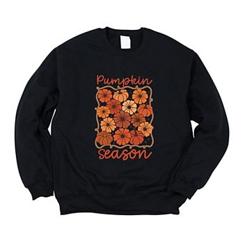Pumpkin Season Floral - Women's Graphic Sweatshirt