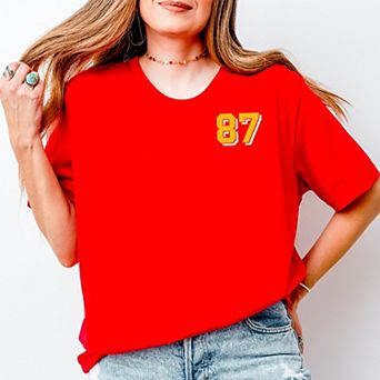 Taylor's Fiancé Number 87 Front And Back - Womens Short Sleeve Tee