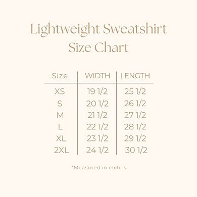 Sweater Weather Block Distressed - Women's Lightweight Garment Dyed Sweatshirt