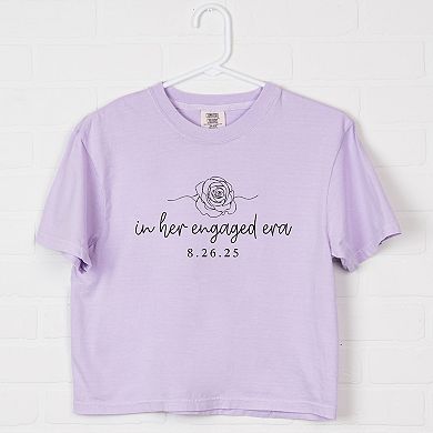 In Her Engaged Era - Womens Boxy Crop Top