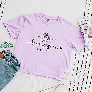 In Her Engaged Era - Womens Boxy Crop Top