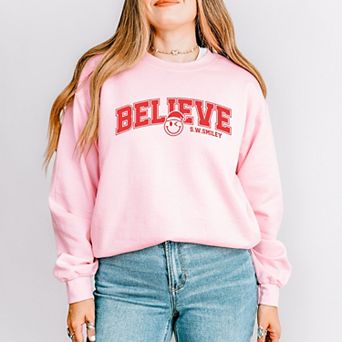 S.W.Smiley Varsity Believe - Womens Sweatshirt