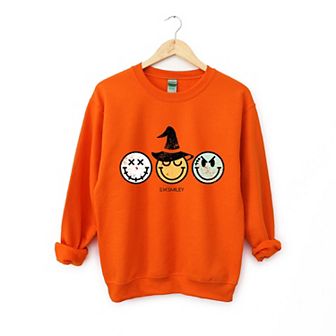 S.W.Smiley Skeleton Witchy Monster - Women's Graphic Sweatshirt