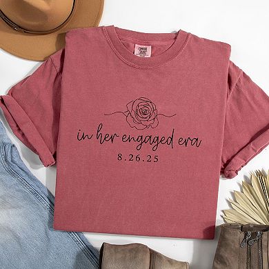 In Her Engaged Era - Womens Garment Dyed Tee