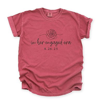 In Her Engaged Era - Womens Garment Dyed Tee