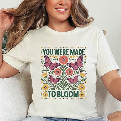 You Were Made To Bloom - Women's Short Sleeve Graphic T-Shirt