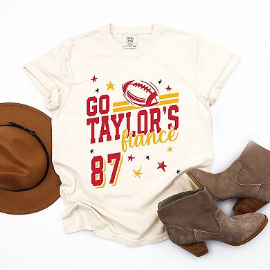 Go Taylor's Fiancé Red - Womens Garment Dyed Tee