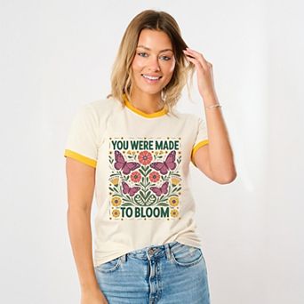 You Were Made To Bloom - Ringer Tee