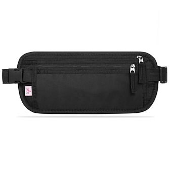 Travel Money Belt Waist Pack RFID Blocking Waterproof Anti-Theft Pouch for Men & Women