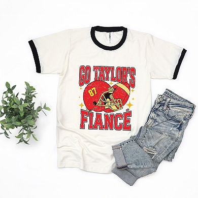 Go Taylor's Fiance Sparkle - Women's Ringer Tee