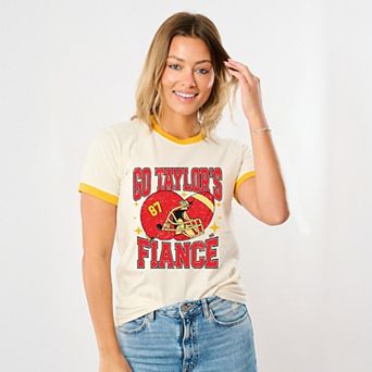 Go Taylor's Fiance Sparkle - Women's Ringer Tee
